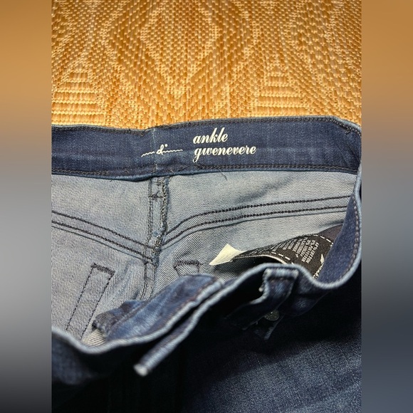 7 for All Mankind Junior's Dark Wash Ankle Gwenevere Denim Jeans,Size 17 - Picture 9 of 11